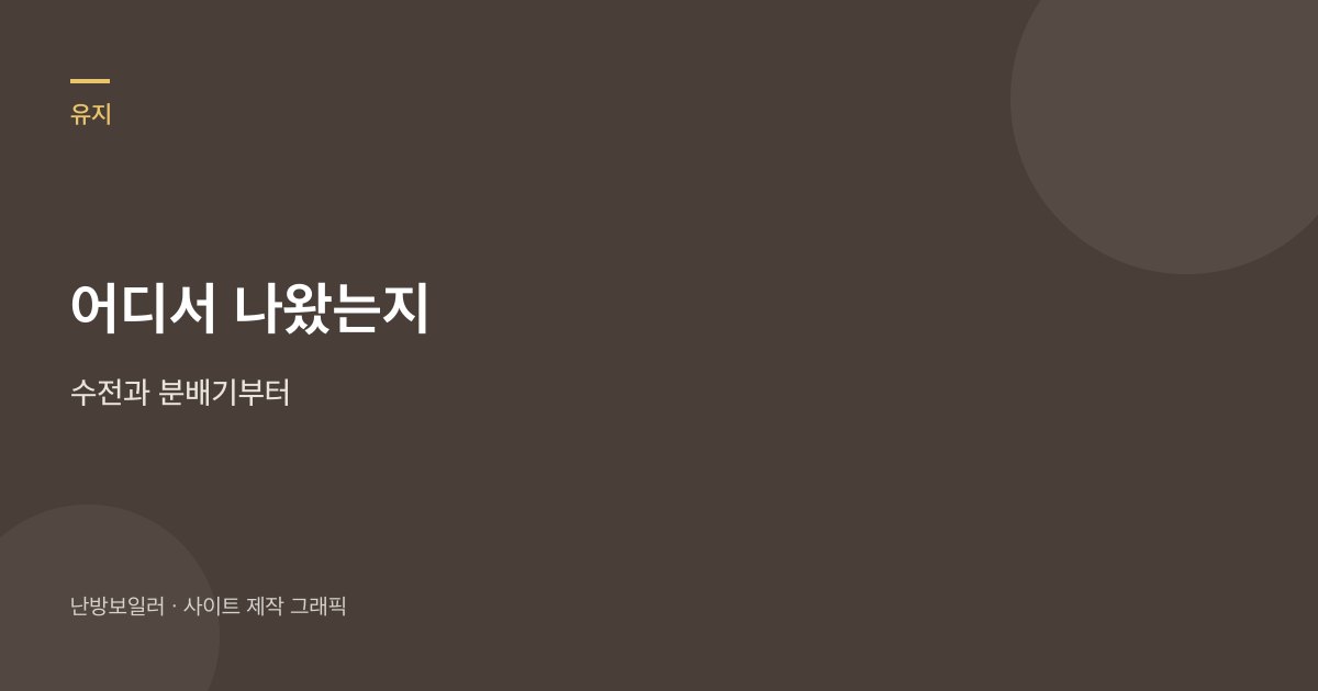 검은 물이 수전인지 분배기인지 가르라는 안내